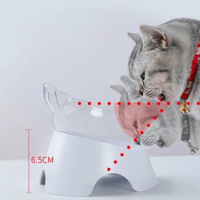 Tigela Ortopédica para Gatos Anti-Vômitos