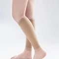 Meias de compressão de perna para alívio da dor na panturrilha com dois estágios em bainha de varizes.